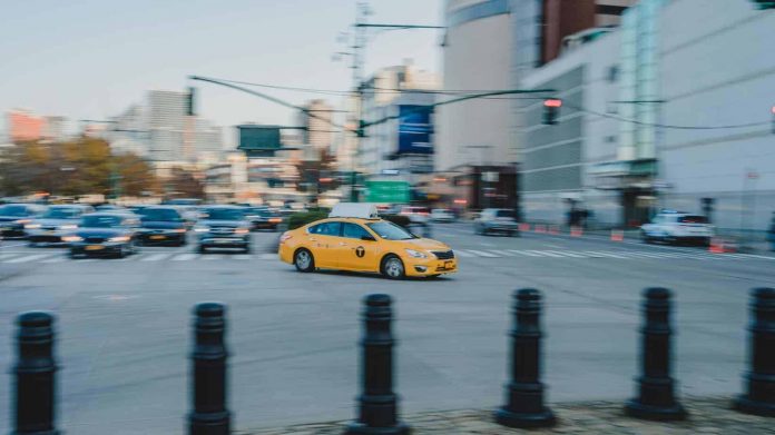 Taxi en la ciudad