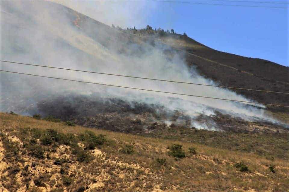 Incendio en el Cerro Casitagua