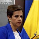 María Pala Romo, ministra de Gobierno del Ecuador.