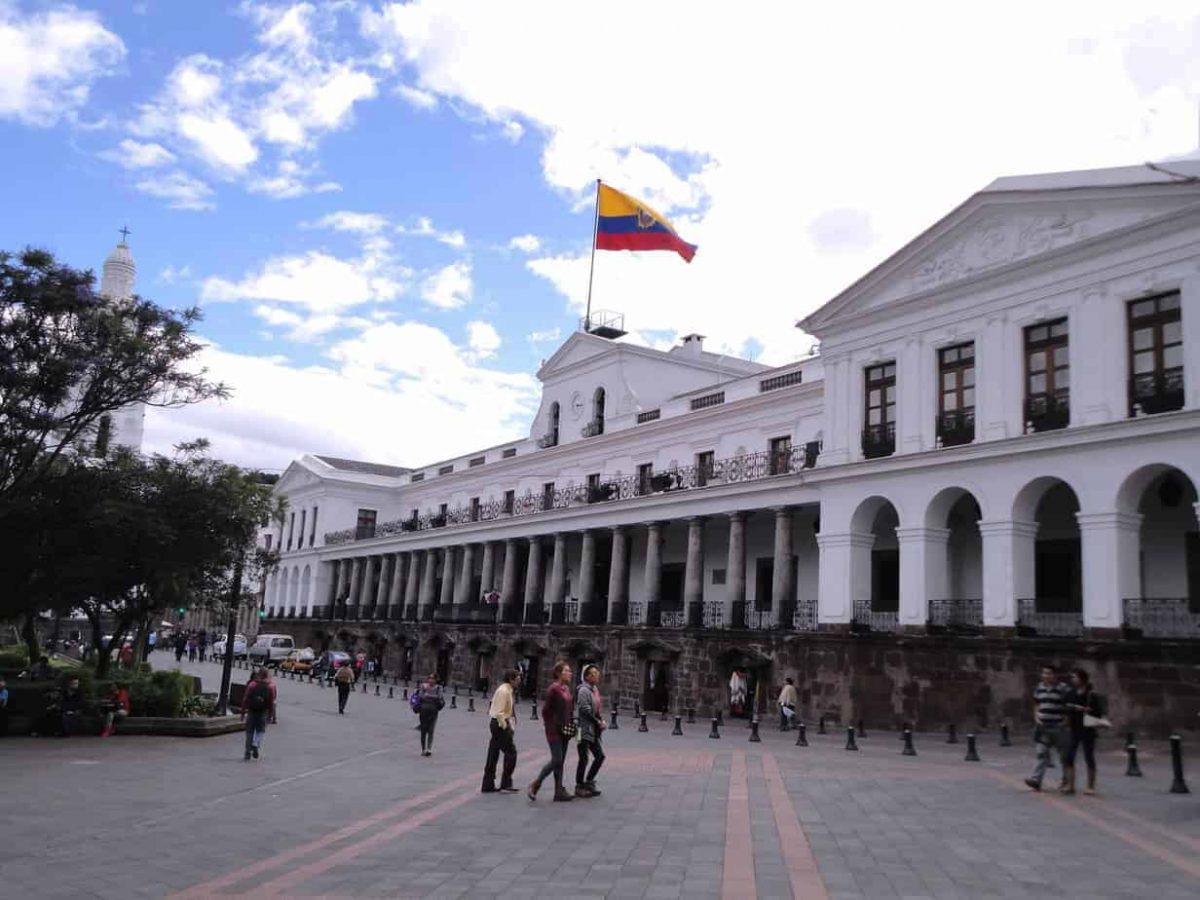 Palacio de Carondelet, sede de la Función Ejecutiva. Foto: Marcelo Jaramillo Cisneros