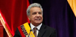 El presidente ecuatoriano Lenín Moreno.