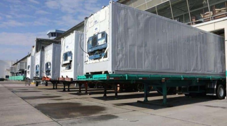 Yunda instala morgue en el Parque Bicentenario
