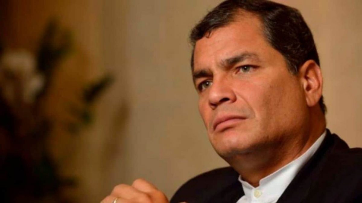 El expresidente ecuatoriano Rafael Correa.