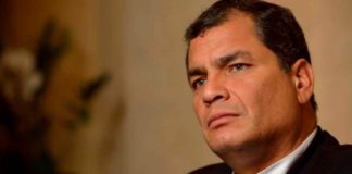 El expresidente ecuatoriano Rafael Correa.