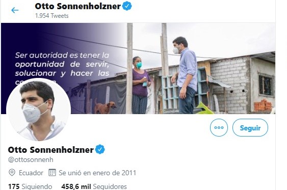 cuenta de twitter de Otto Sonnenholzner