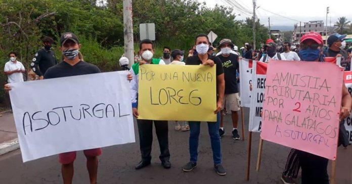 galápagos protesta