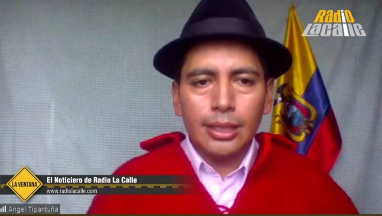 «A Leonidas Iza lo tienen secuestrado», Ángel Tipantuña (video)