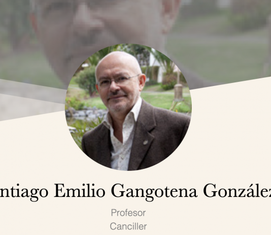 Santiago Gangotena, canciller de la Universidad San Francisco de Quito