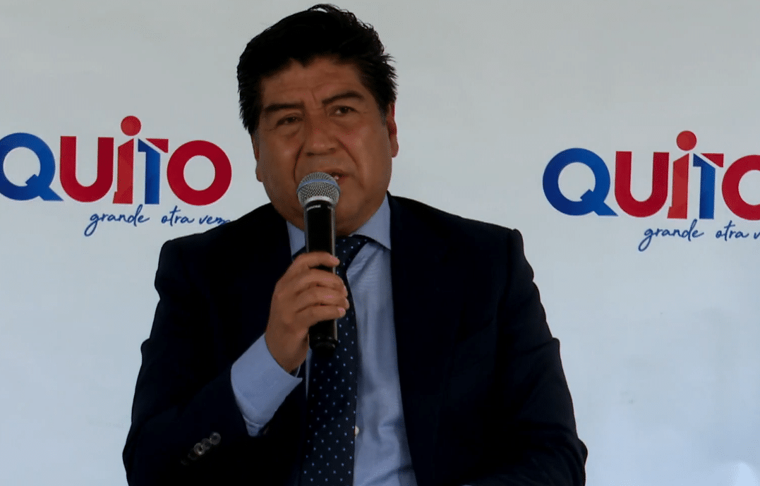 Jorge Yunda, alcalde de Quito