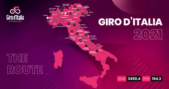 Giro de Italia 2021: se revelan las 21 etapas de la "Corsa ...