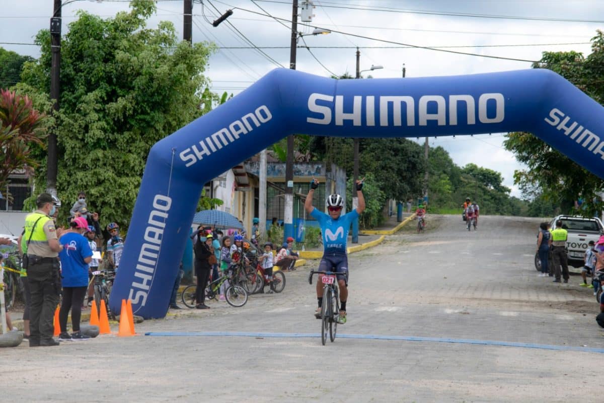 El ciclista del Movistar Team Ecuador Esteban David Villarreal