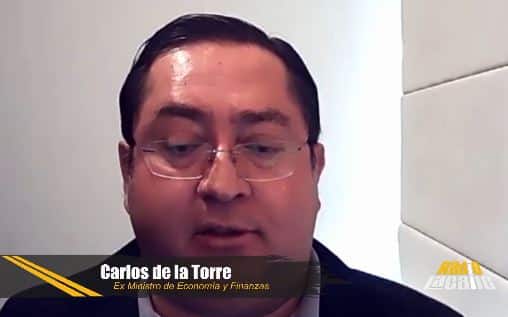 El ex ministro de finanzas, Carlos de la Torre