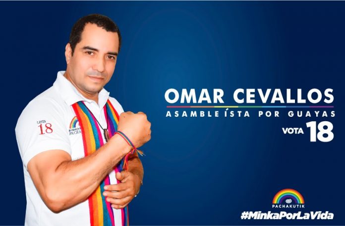 Omar Cevallos, asambleísta electo.