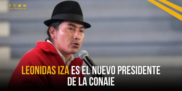 Leonidas IZA es el nuevo presidente de la CONAIE