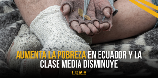 AUMENTA LA POBREZA EN ECUADOR Y LA CLASE MEDIA DISMINUYE
