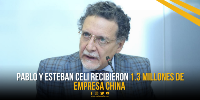 Pablo y Esteban Celi recibieron 1.3 millones de empresa china