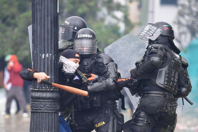 La violencia policial crece en Colombia. Foto: El Espectador.