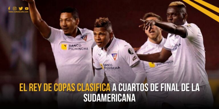 El Rey de Copas clasifica a Cuartos de final de la Sudamericana