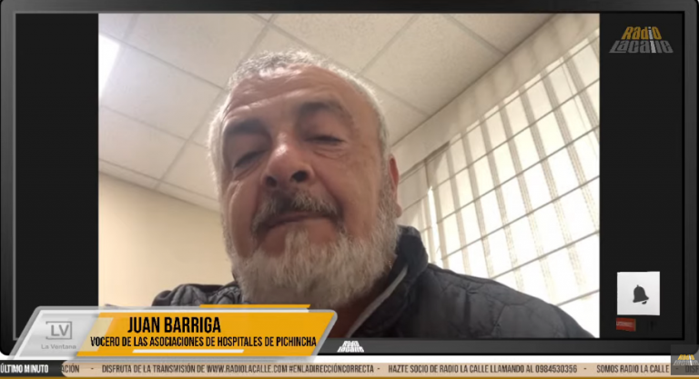 Juan Barriga: “La ministra de Salud desconoce la realidad de los hospitales”