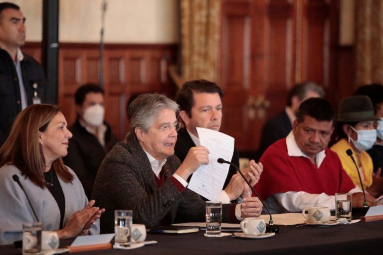 ¿Con quién se reúne Lasso? Organizaciones sociales niegan diálogos con el Gobierno