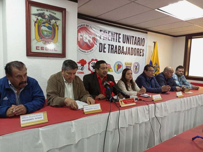 Frente Unitario de Trabajadores anuncia nueva movilización