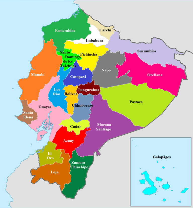 Nuevo mapa político de Ecuador, con la RC a la cabeza