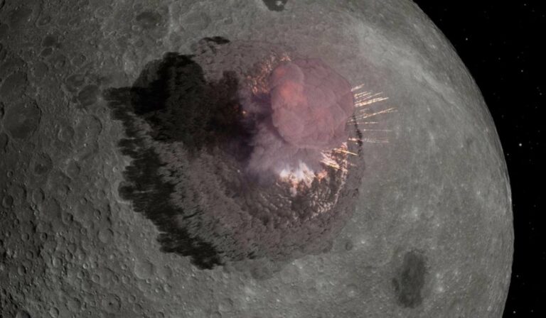 Astrónomo graba momento exacto del impacto de un asteroide en la luna