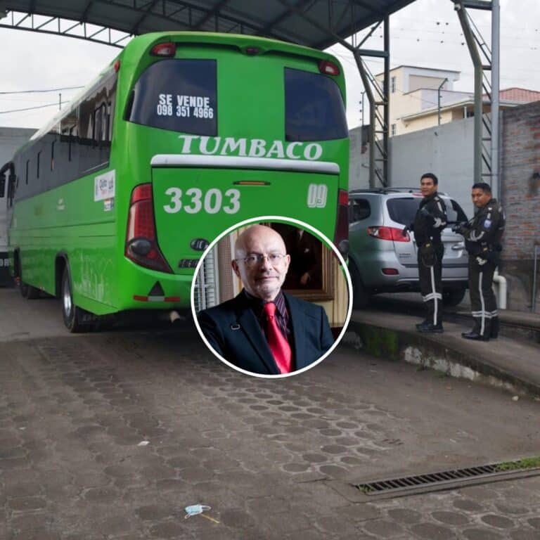 Ubican el bus que supuestamente atropelló a Santiago Gangotena