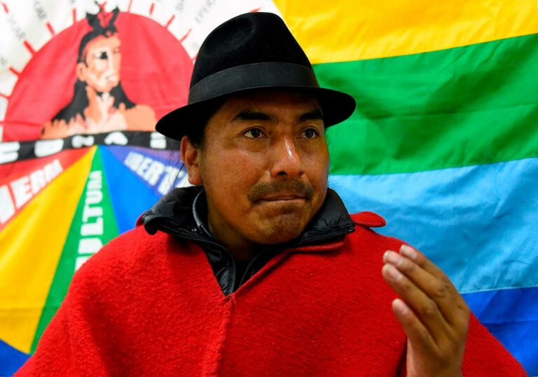 Conaie actuará ante cualquier »paquetazo neoliberal» del nuevo gobierno