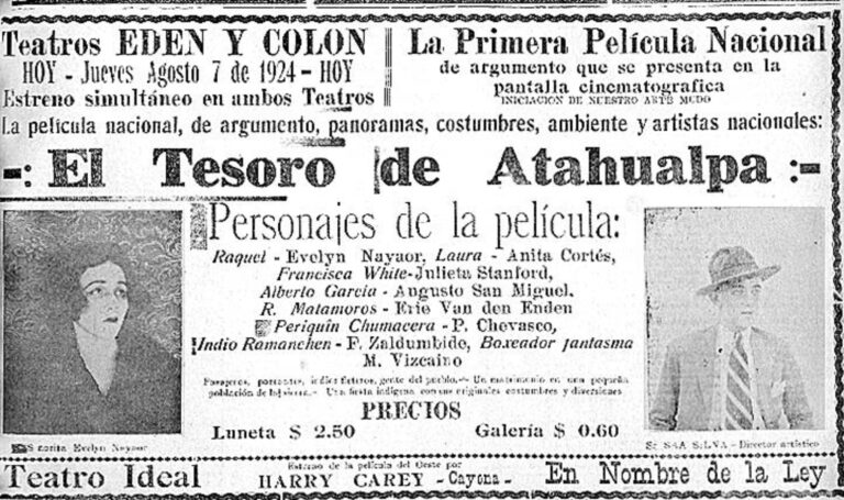 La Cinemateca Nacional celebra los 100 años de cine ecuatoriano