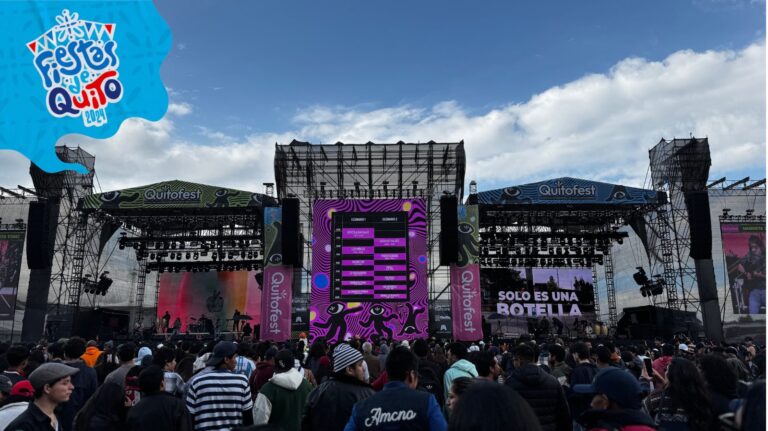 Protesta ciudadana en el “Quito Fest 2024”