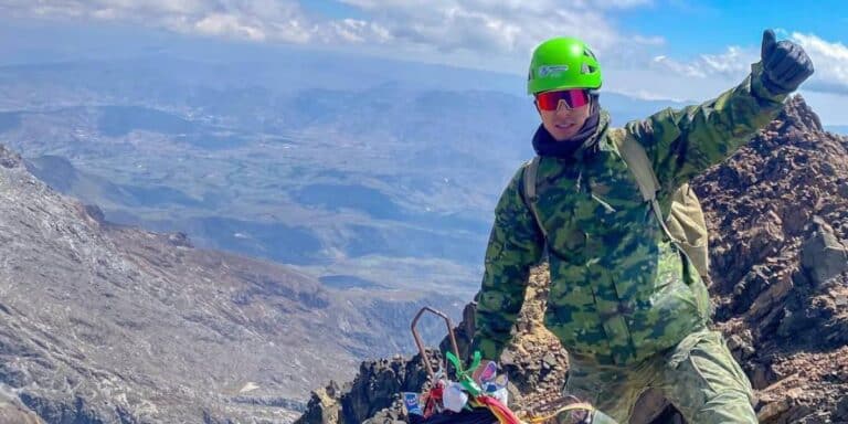 El atleta Patricio Factos desapareció en la Reserva de los Ilinizas